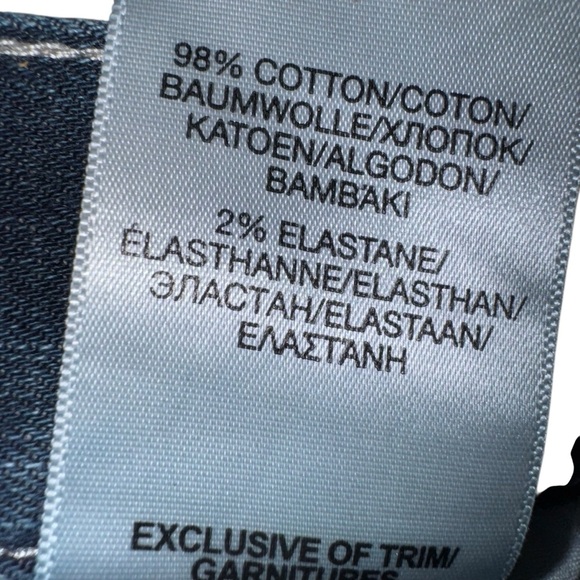 Silver Jeans Co Eddie Jeans Men’s Size 34X34 Blue Relaxed Tapered Cut Dark Wash - Picture 7 of 12